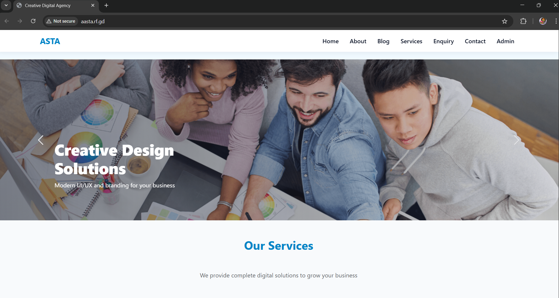 Software Company Website