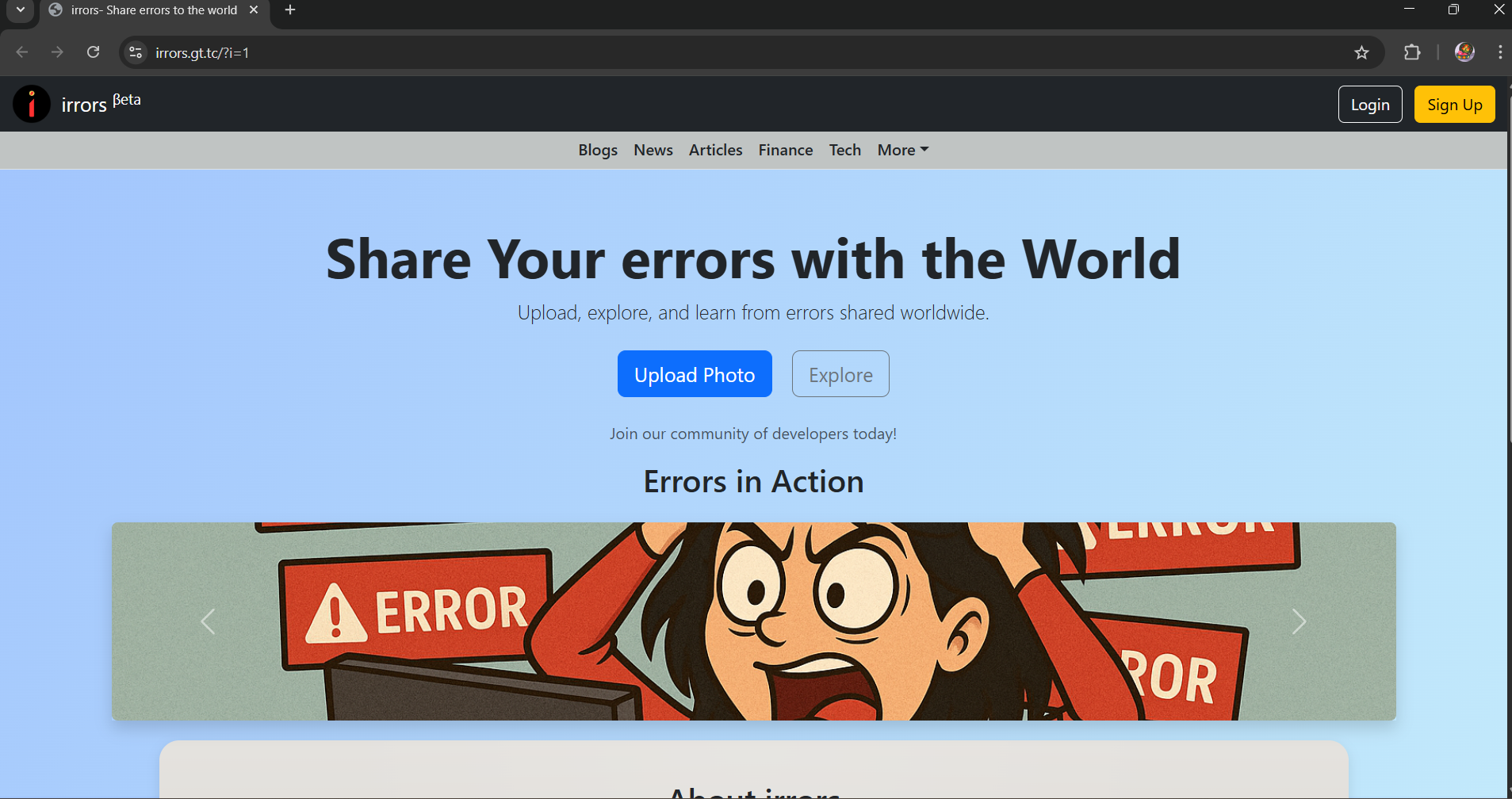 Image Sharing Website
